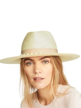 EUGENIA KIM Harlowe Pearl Embellished Hat